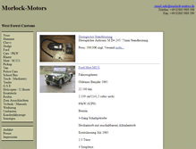 Tablet Screenshot of morlock-motors.com